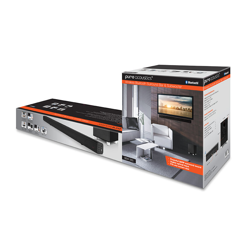 Soundbar PURE ACOUSTICS SBW-285 Czarny