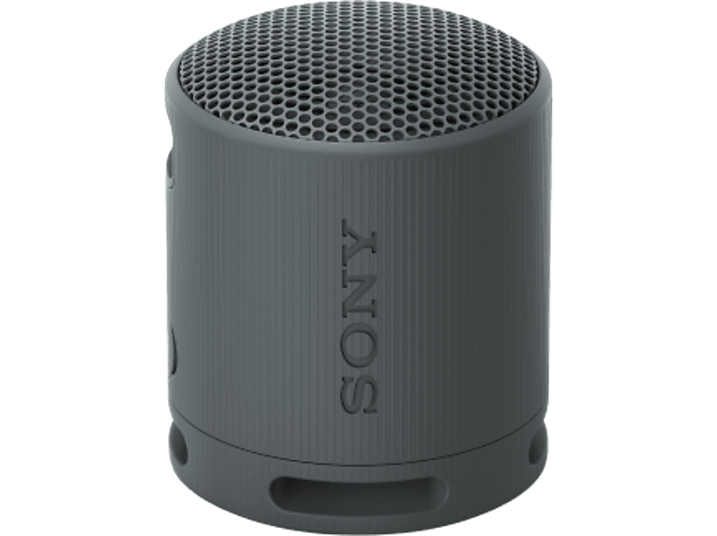 Sony SRS-XB100 – kabelloser, tragbarer Bluetooth-Lautsprecher, robust, wasserfest und staubdicht gemäß IP67, 16 Stunden Akkuleistung, Eco, Schwarz; Bluetooth Lautsprecher
