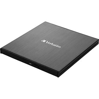 VERBATIM External Slimline Blu-ray Writer, USB-C 3.0, Extern, Schwarz