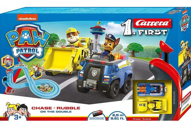 Tor samochodowy CARRERA Carrera 1. First - Paw Patrol On a Double 63035 - Psi Patrol