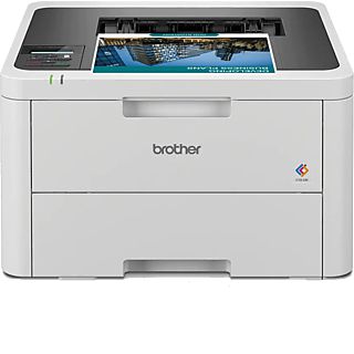 Impresora láser - Brother HLL3240CDW, Laser, 600x2400 dpi, 26 ppm, WiFi, Doble cara, Blanco