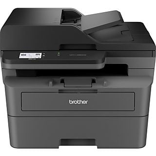 Impresora multifunción - Brother MFCL2860DW, Láser, Monocolor, WiFi, Fax, Impresión automática a doble cara, Negro