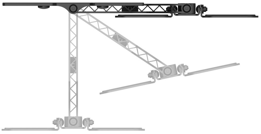 Uchwyt do telewizora HAMA LCD/LED FullMotion VESA 200x200 Ultra Slim 1 ramię