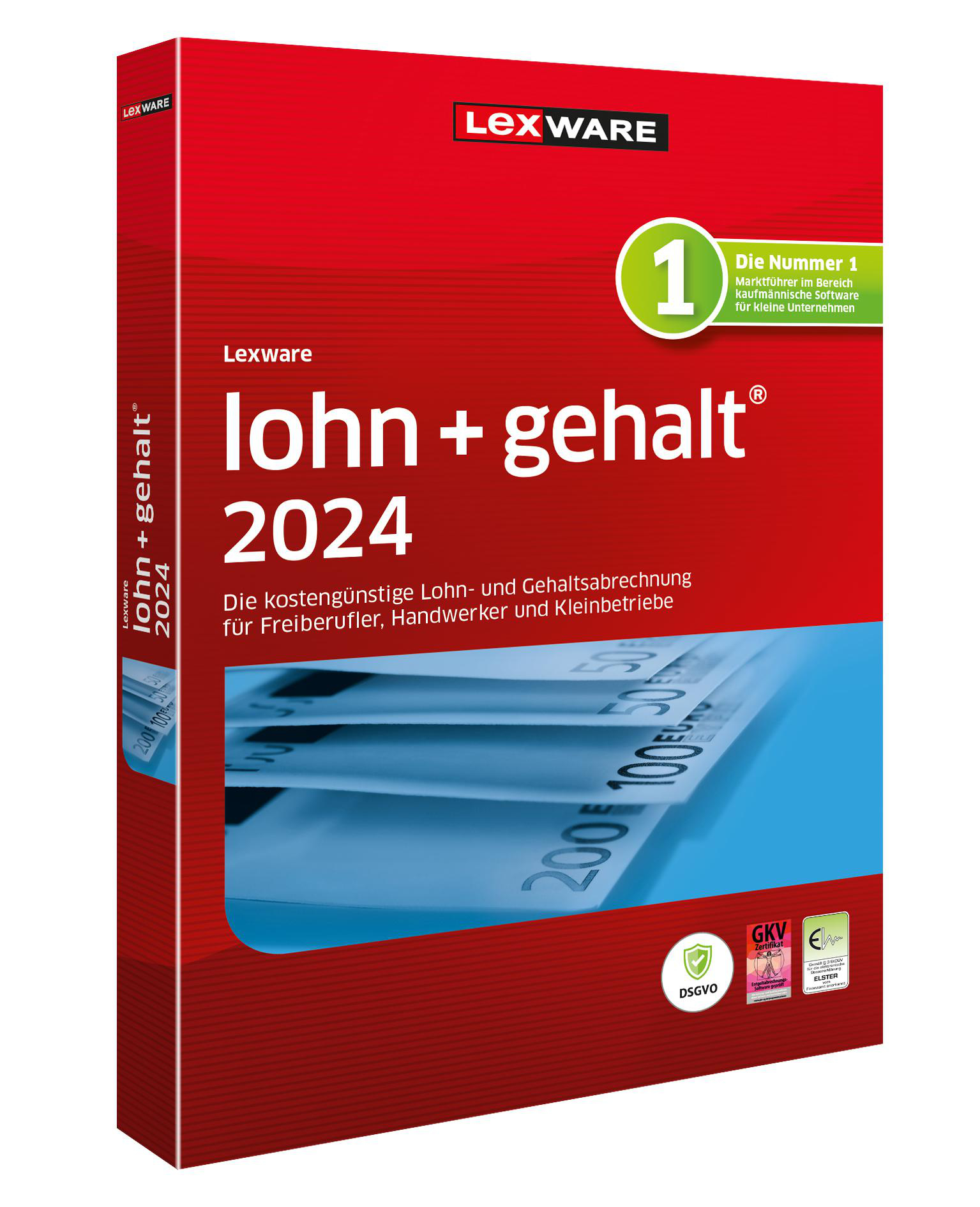 Lexware lohn+gehalt 2024 Jahresversion (365-Tage) - [PC]