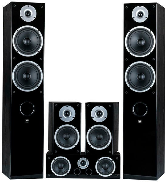 Zestaw głośników WILSON Raptor 7/1/Vokal Czarny