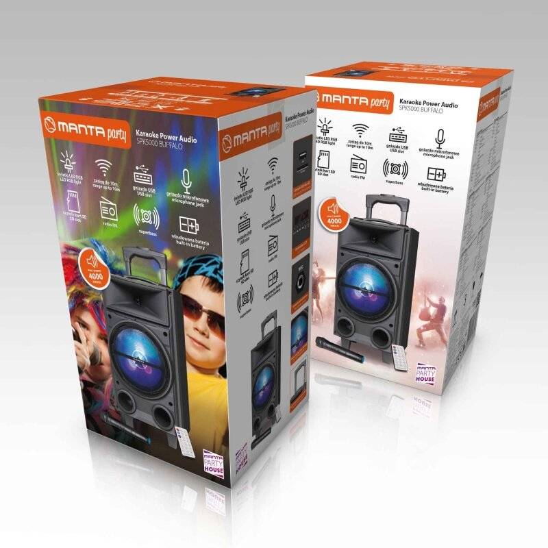 System audio MANTA SPK5000 PRO Buffalo