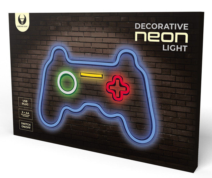 Neon FOREVER TF1 Plexi LED Gamepad multikolor FPNE03 FL4