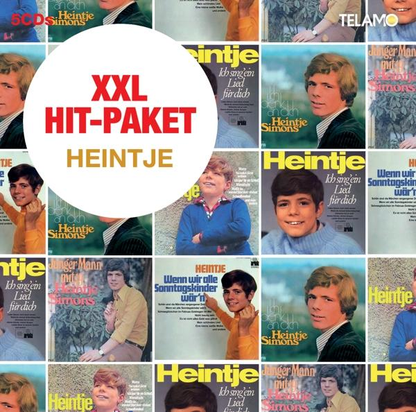 Mehrere Albumcover von Heintje, einem Sänger. Sie zeigen das Gesicht des Sängers und Text auf Deutsch.