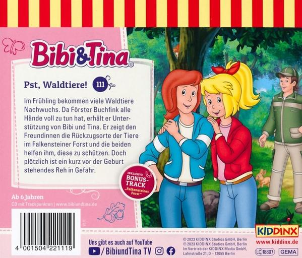 Bibi+tina - Folge 111:Pst,Waldtiere! [CD]