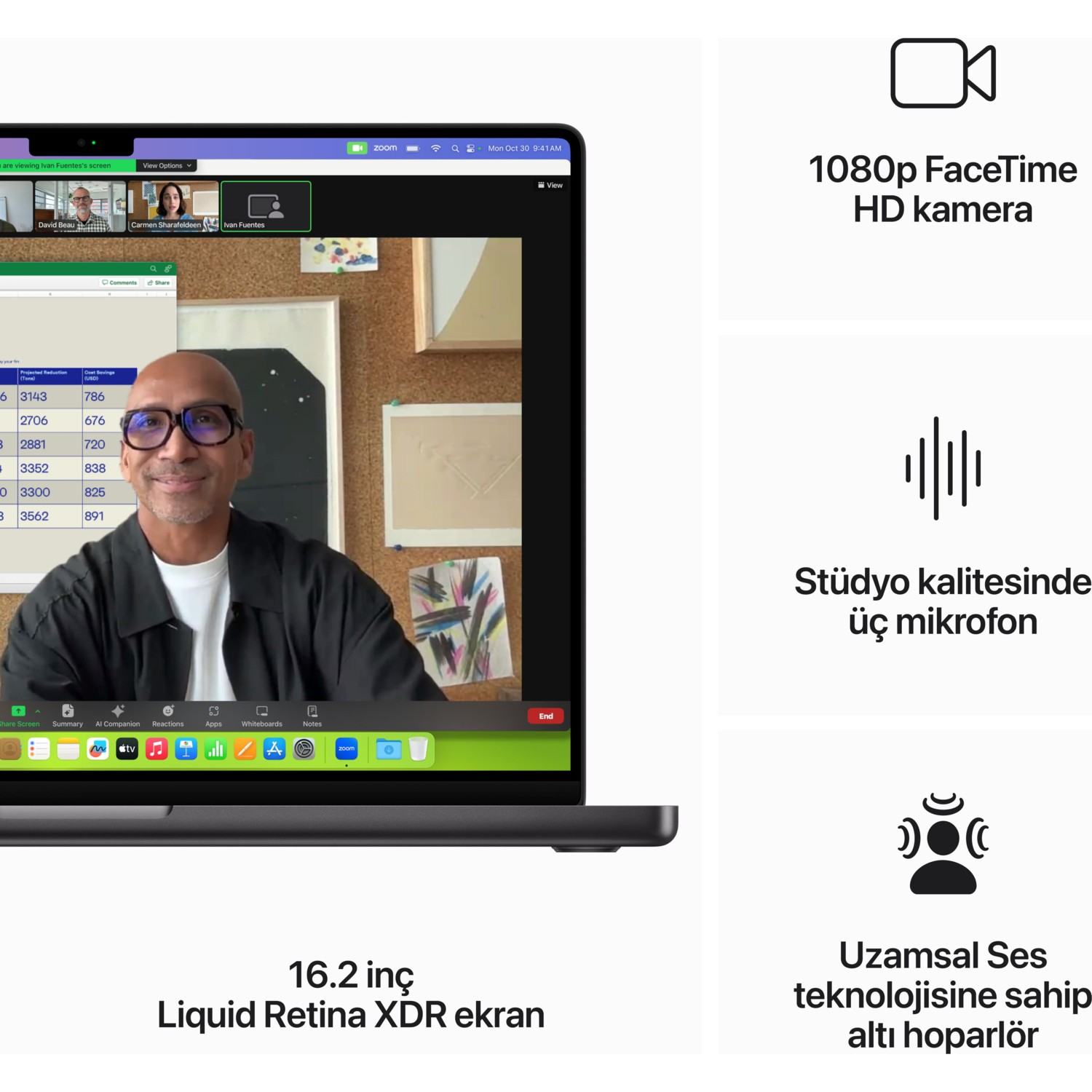 APPLE MacBook Pro 16 inc M3 Pro 12CPU 18GPU 18GB 512GB Uzay Siyahı