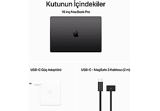 APPLE MacBook Pro 16 inc M3 Max 14CPU 30GPU 36GB 1TB Uzay Siyahı MRW33TU/A_9