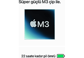 APPLE MacBook Pro 14 inc M3 8CPU 10 GPU 8GB 512GB Gümüş MR7J3TU/A_7