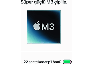 APPLE MacBook Pro 14 inc M3 8CPU 10GPU 8GB 512GB Uzay Grisi MTL73TU/A_3