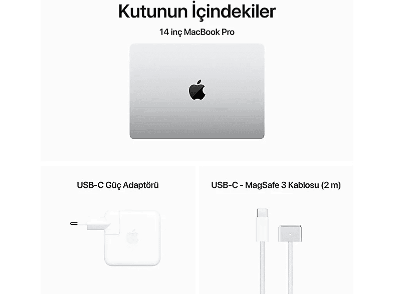 APPLE MacBook Pro 14 inc M3 Max 14CPU 30GPU 36GB 1TB SSD Gümüş MRX83TU/A_9