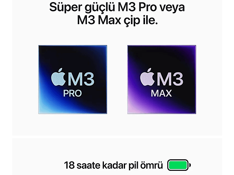 APPLE MacBook Pro 14 inc M3 Max 14CPU 30GPU 36GB 1TB SSD Gümüş MRX83TU/A_3