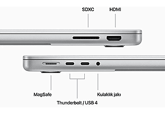 APPLE MacBook Pro 14 inc M3 8CPU 10GPU 8GB 1TB Gümüş MR7K3TU/A_5