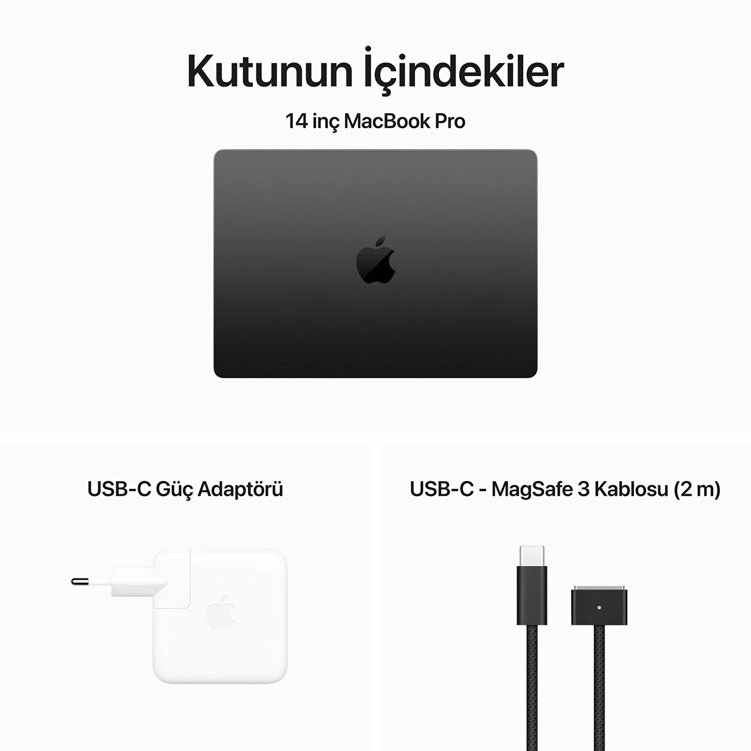 APPLE MacBook Pro 14.2 inc M3 Max 14CPU 30GPU 36GB 1TB Uzay Siyahı