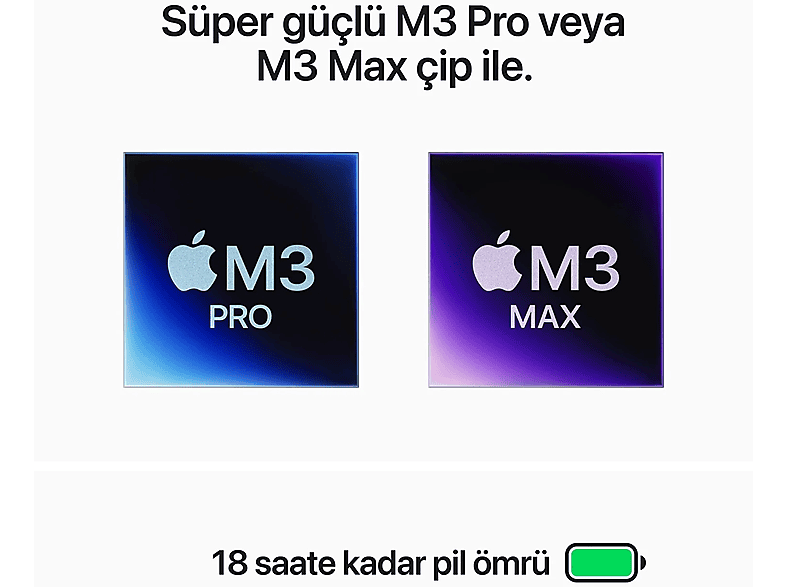 APPLE MacBook Pro 14.2 inc M3 Max 14CPU 30GPU 36GB 1TB Uzay Siyahı MRX53TU/A_3