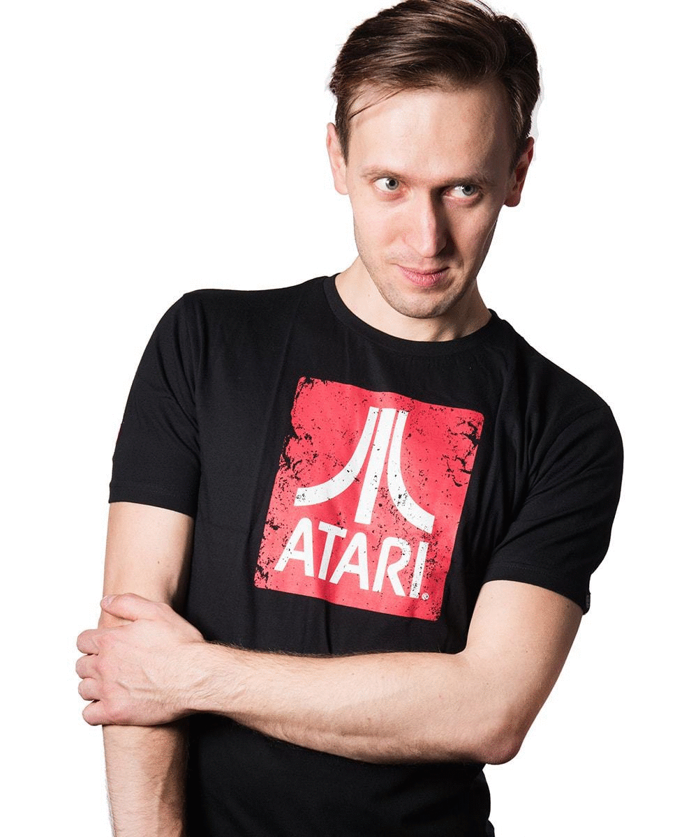 Koszulka GOOD LOOT Atari Logo Black - rozmiar M