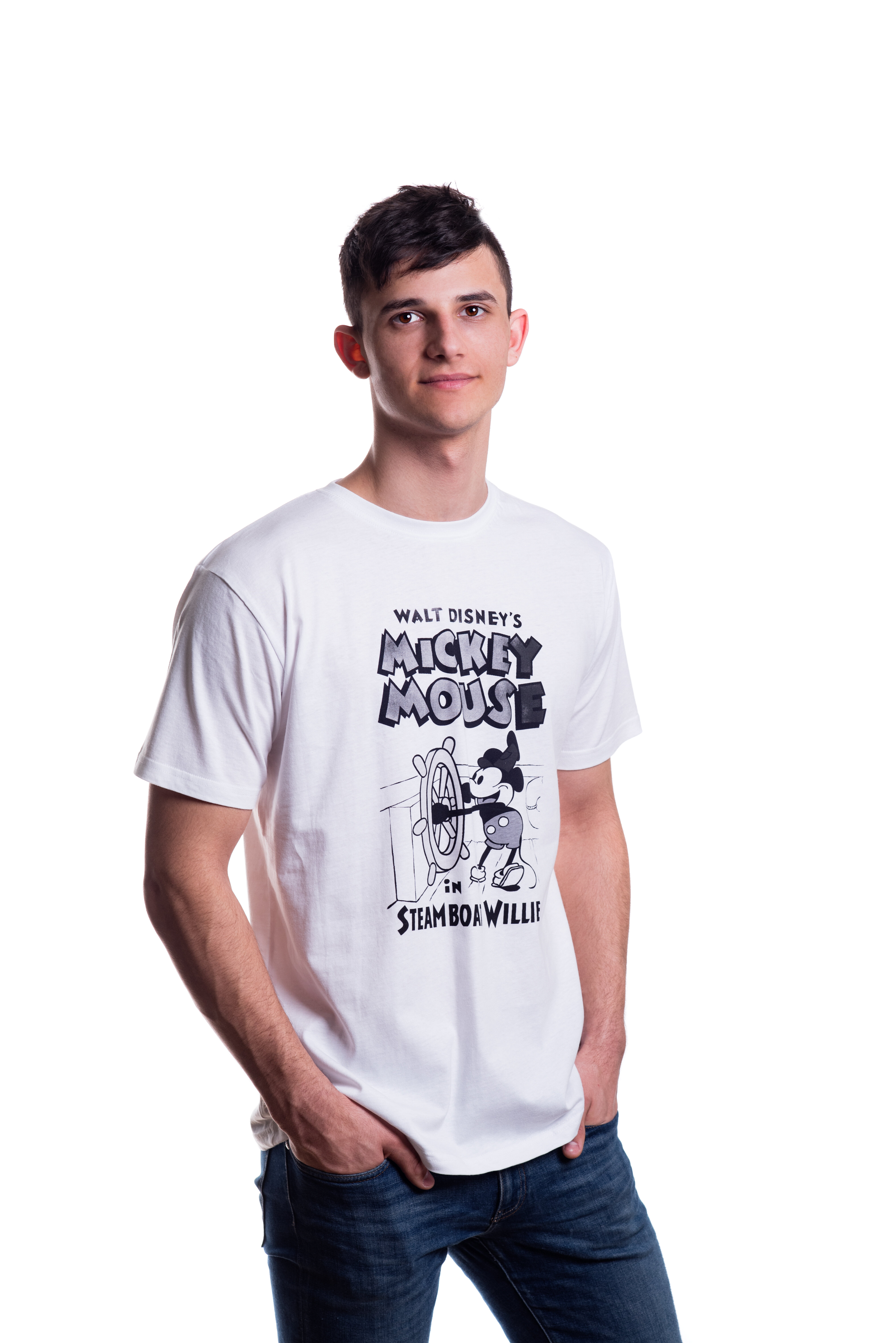 Koszulka GOOD LOOT Disney Mickey Steamboat Willie T-shirt - rozmiar XS