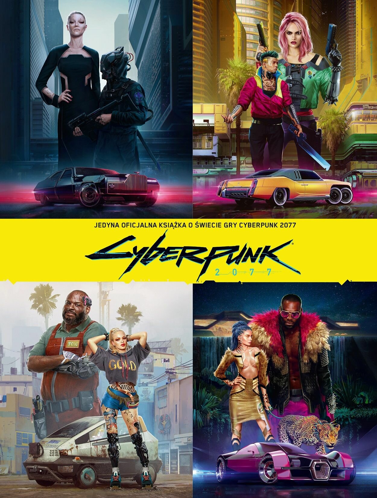 Książka CENEGA Cyberpunk 2077. Jedyna oficjalna książka o świecie gry Cyberpunk 2077