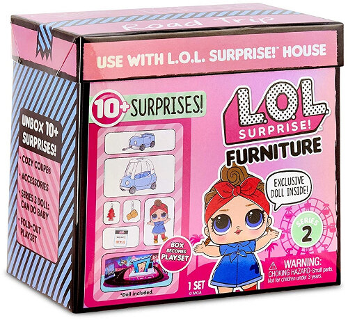 Figurka MGA ENTERTAINMENT L.O.L. Surprise - Mebelki z lalką Can Do Baby - Podroż 564928