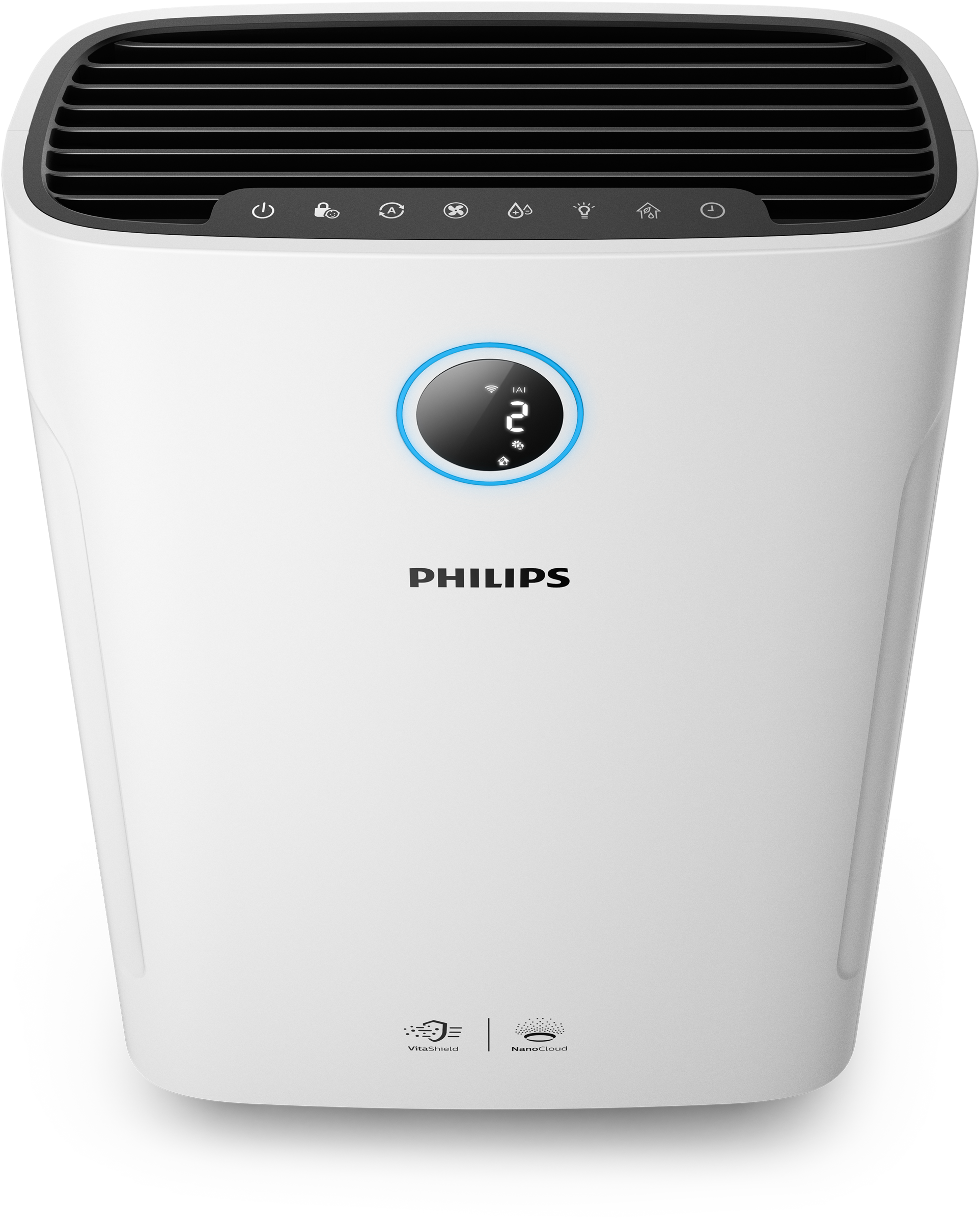 Oczyszczacz z nawilżaczem powietrza PHILIPS Seria 2000i AC2729/51 z aplikacją na telefon