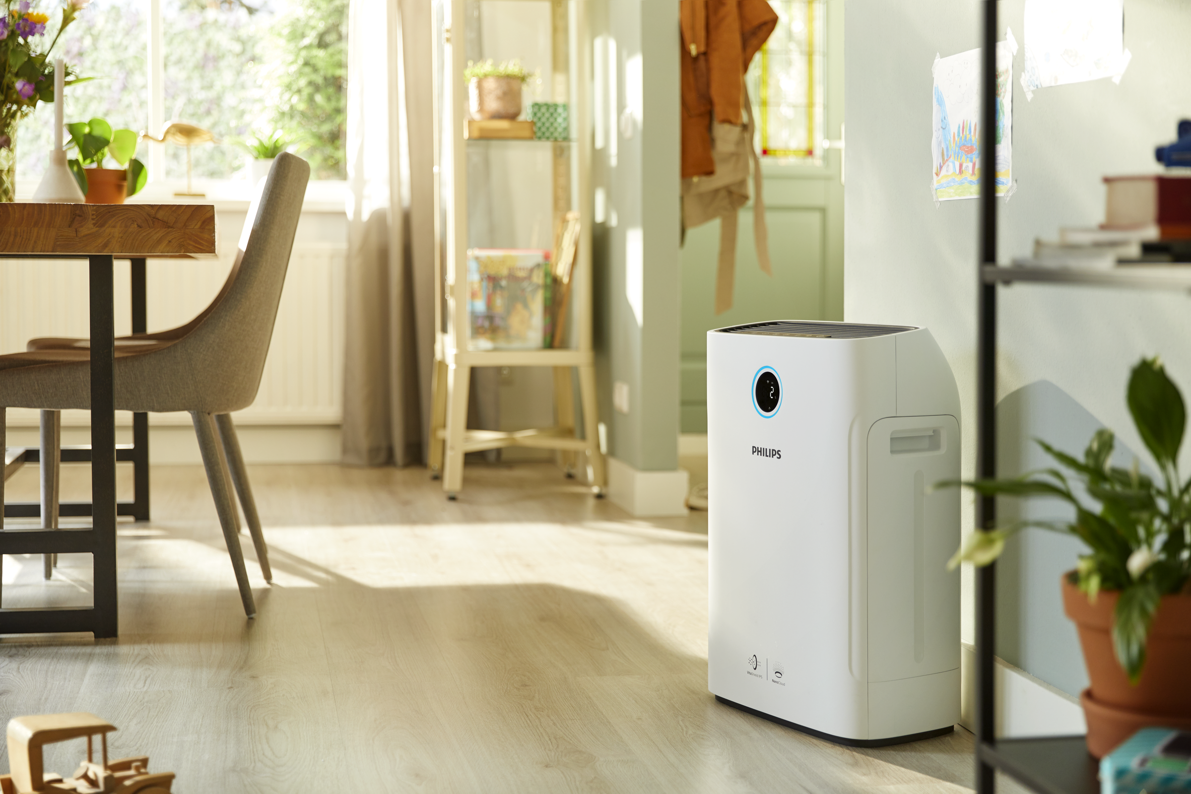 Oczyszczacz z nawilżaczem powietrza PHILIPS Seria 2000i AC2729/51 z aplikacją na telefon