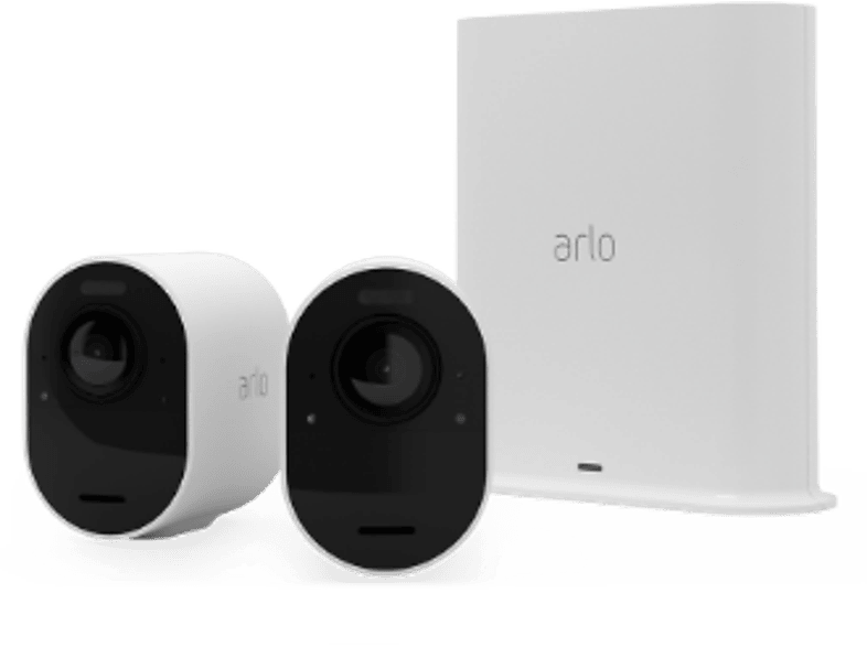 ARLO Ultra 2 kültéri biztonsági kamera szett, 4K, db + bázisállomás, fehér (VMS5240-200EUS)