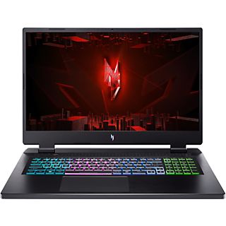 ACER Nitro 17 AN17-51-71XK - Notebook videogiochi, 17.3 ", Intel® Core™ i7, 1 TB SSD, 32 GB RAM, NVIDIA GeForce RTX™ 4060 (8 GB, GDDR6), Nero