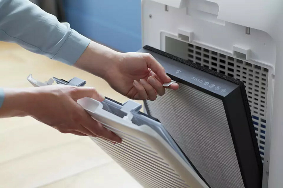 Oczyszczacz z nawilżaczem ewaporacyjnym PHILIPS Seria 2000i AC2729/13 z aplikacją na telefon