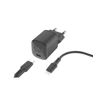 FRESH 'N REBEL Mini Charger USB-C 20W + Lightning-kabel - Grijs