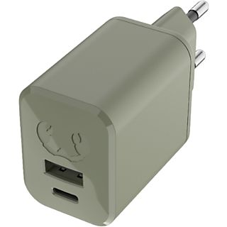 FRESH 'N REBEL Mini Charger USB-C + A 45W - Groen
