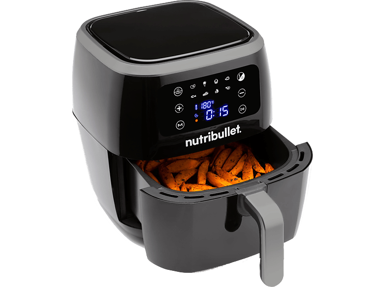 Nutri Bullet Airfryer XXL Heißluftfritteuse (7 l, 1800 Watt, Schwarz)