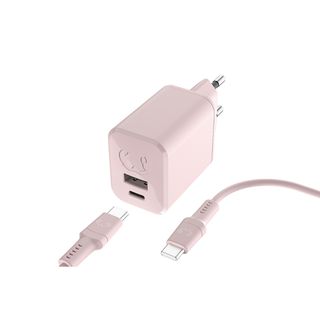FRESH 'N REBEL Mini Charger USB-C  45W + USB-C-kabel - Roze
