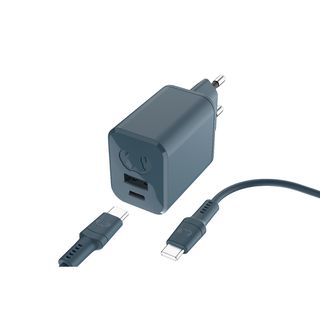 FRESH 'N REBEL Mini Charger USB-C  45W + USB-C-kabel - Donkerblauw