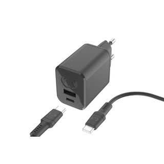 FRESH 'N REBEL Mini Charger USB-C  45W + USB-C-kabel - Grijs