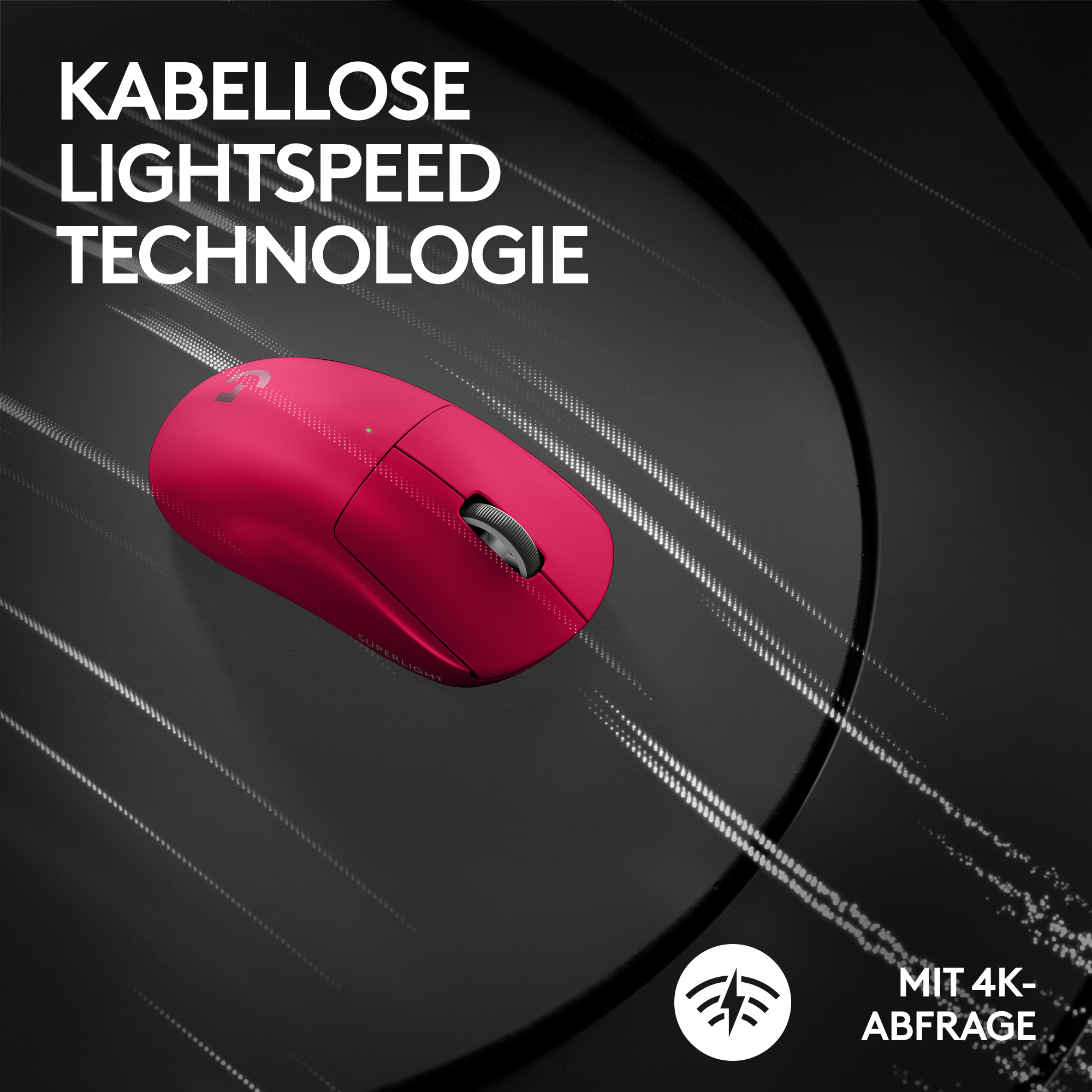 LOGITECH Pro X Superlight 2 Lightspeed kabellose Gaming Maus 