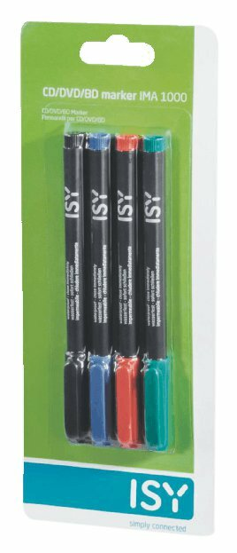 Markery do płyt CD/DVD/BD ISY IMA-1000 4 szt