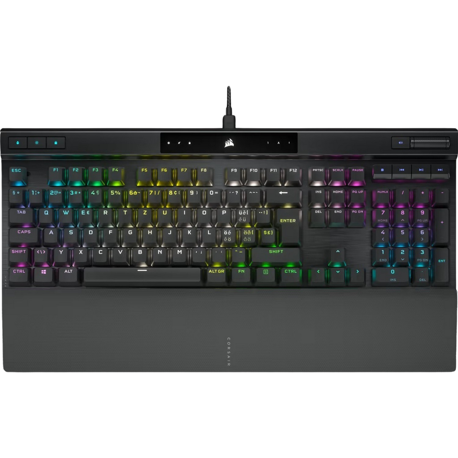 CORSAIR Clavier gamer K70 Pro RGB QWERTZU (CH-910941A-CH)