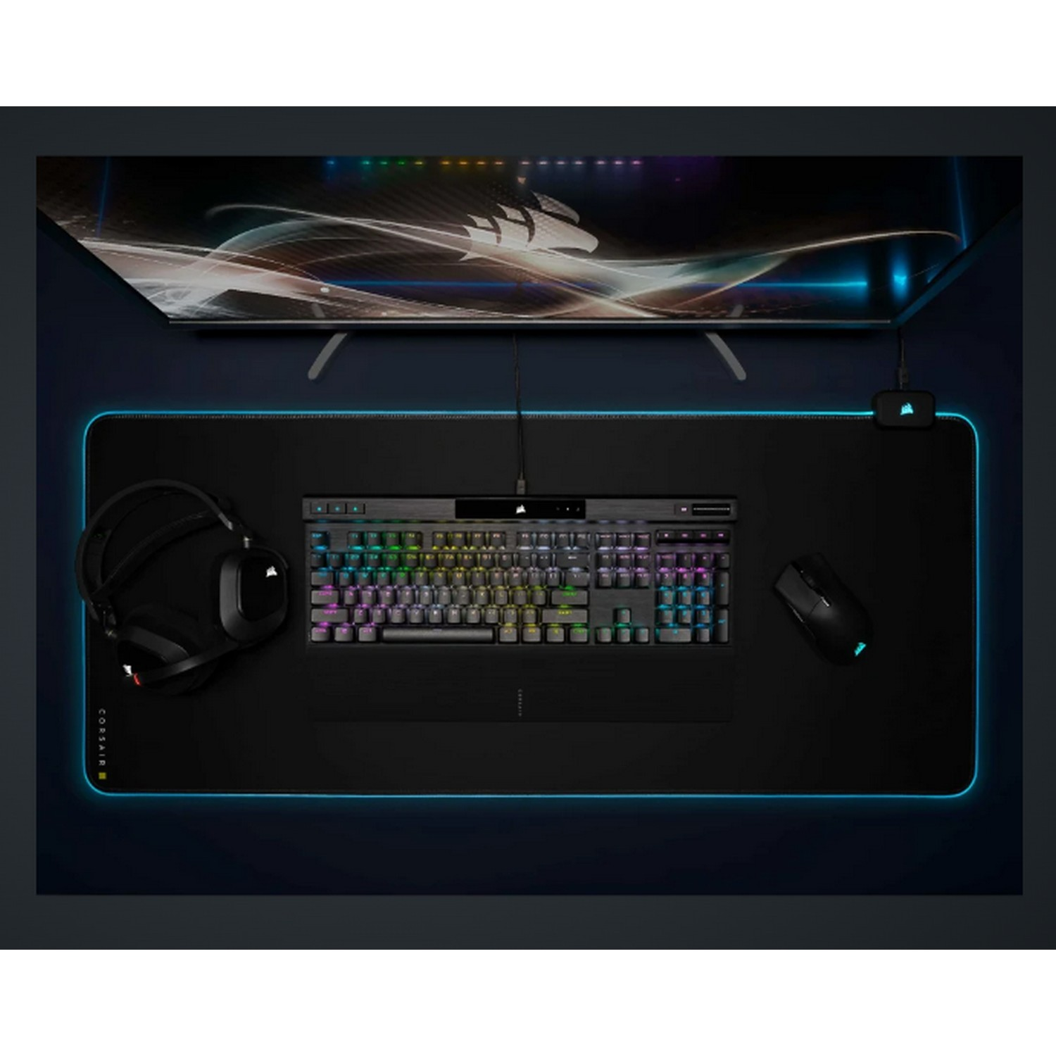 CORSAIR Clavier gamer K70 Pro RGB QWERTZU (CH-910941A-CH)