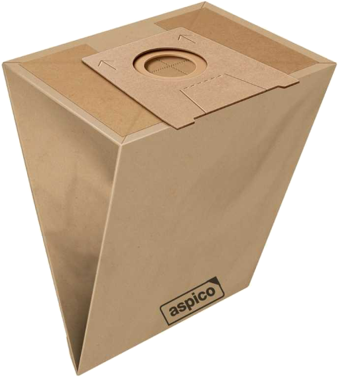 ASPICO 200142A Zsugorfóliás papír porzsák, 5 db, Bosch és Siemens porszívó kompatibilis