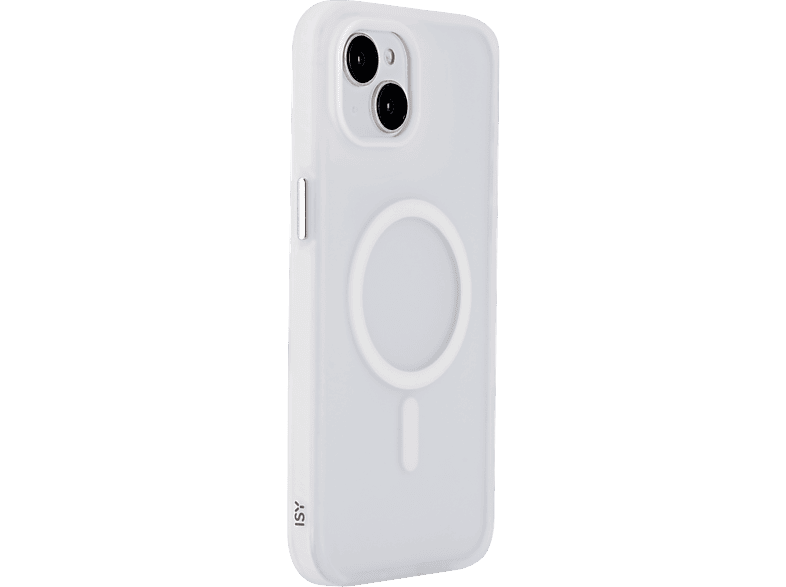 Funda móvil - ISY ISC 2446, Carga Magsafe, Para iPhone 15 Plus, Blanco
