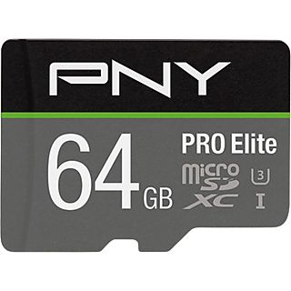 PNY Geheugenkaart microSD PRO Elite 64 GB (PNYPSDU64GV311)