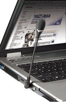 Mikrofon do komputera HAMA Notebook VoIP Czarny