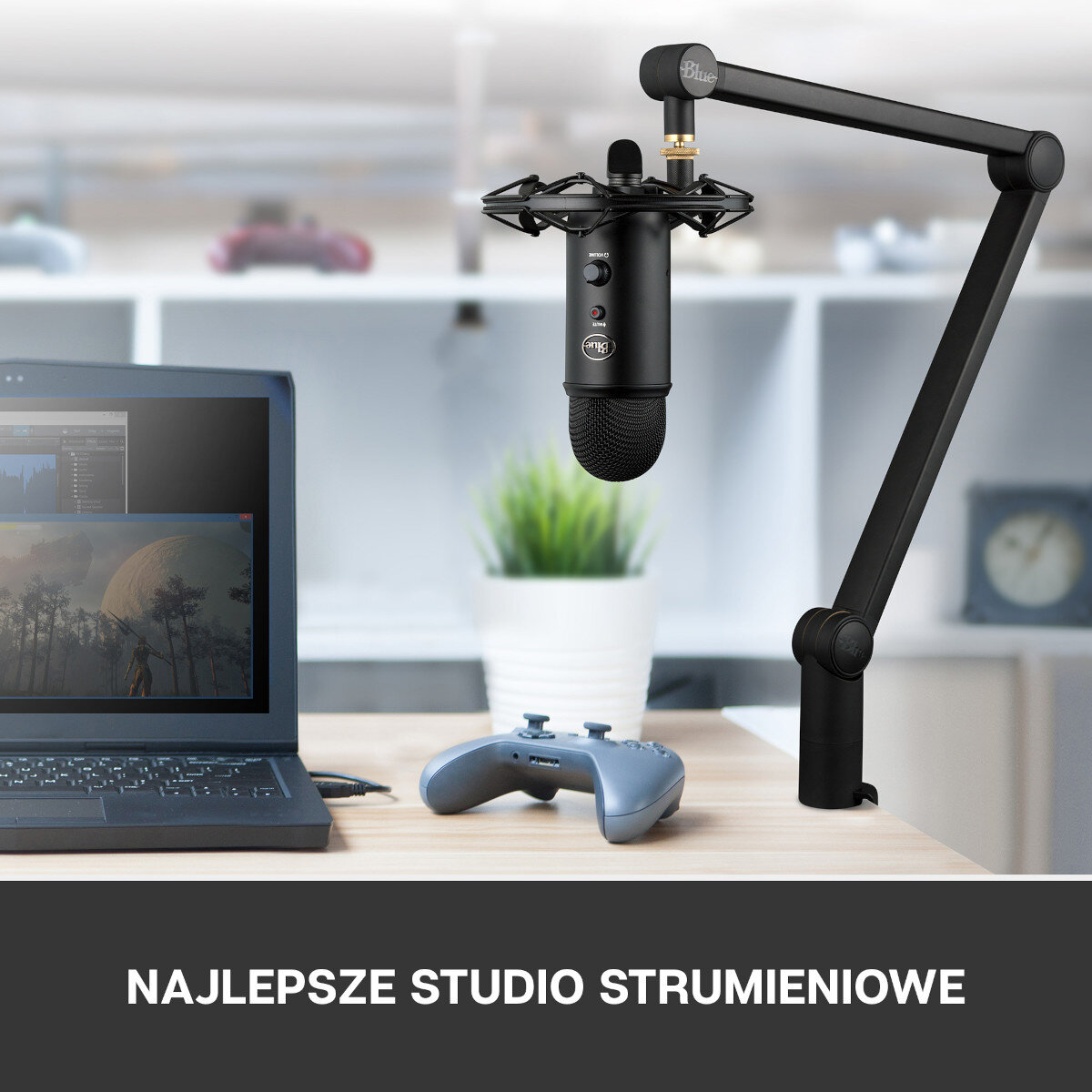 Mikrofon BLUE Yeticaster Broadcast Bundle
