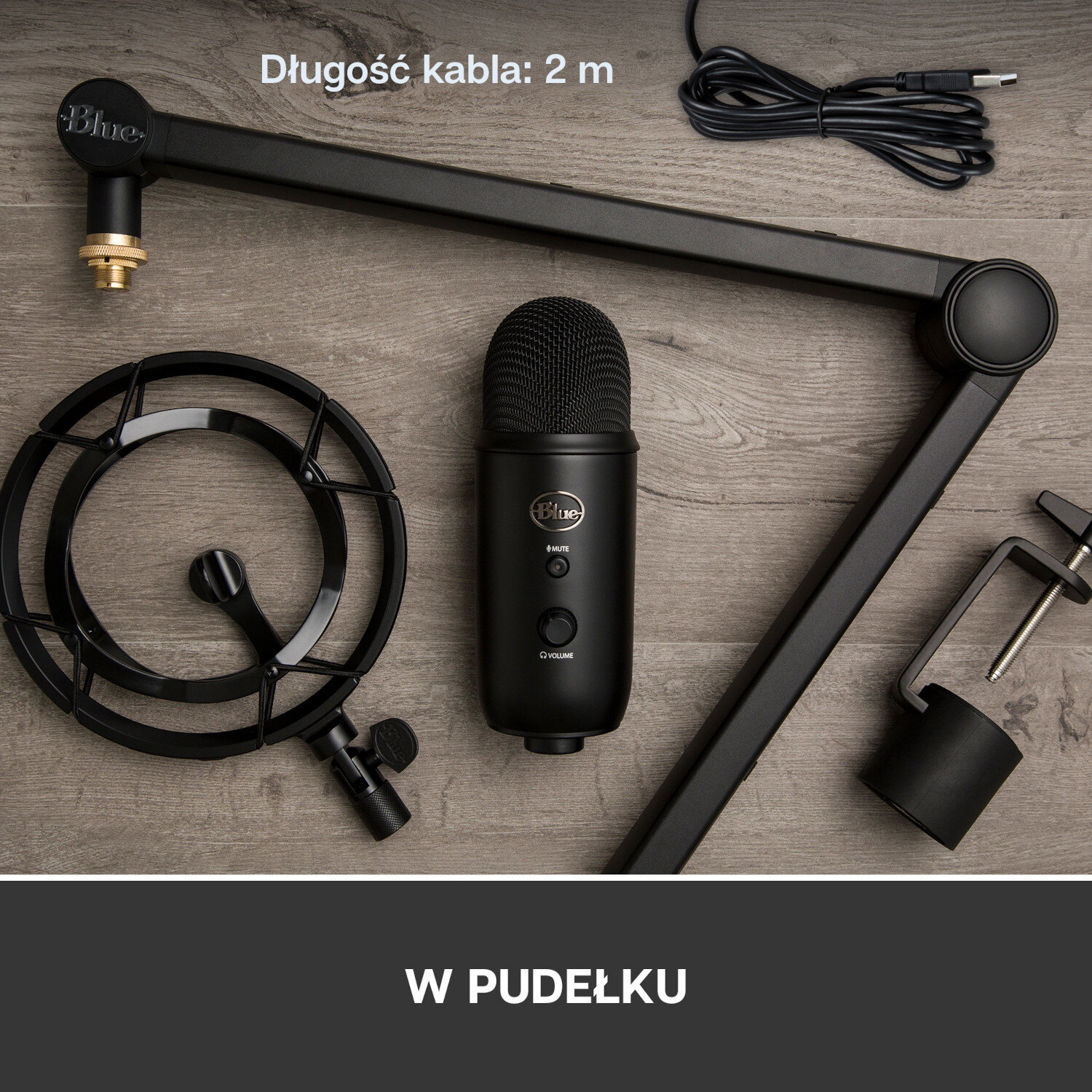 Mikrofon BLUE Yeticaster Broadcast Bundle