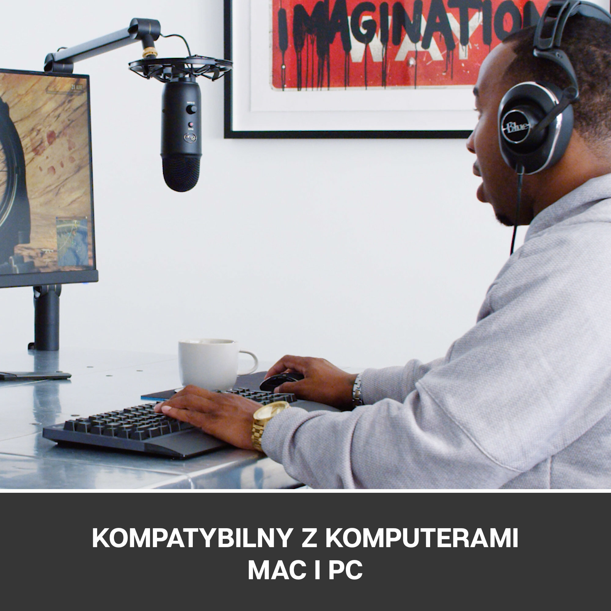 Mikrofon BLUE Yeticaster Broadcast Bundle