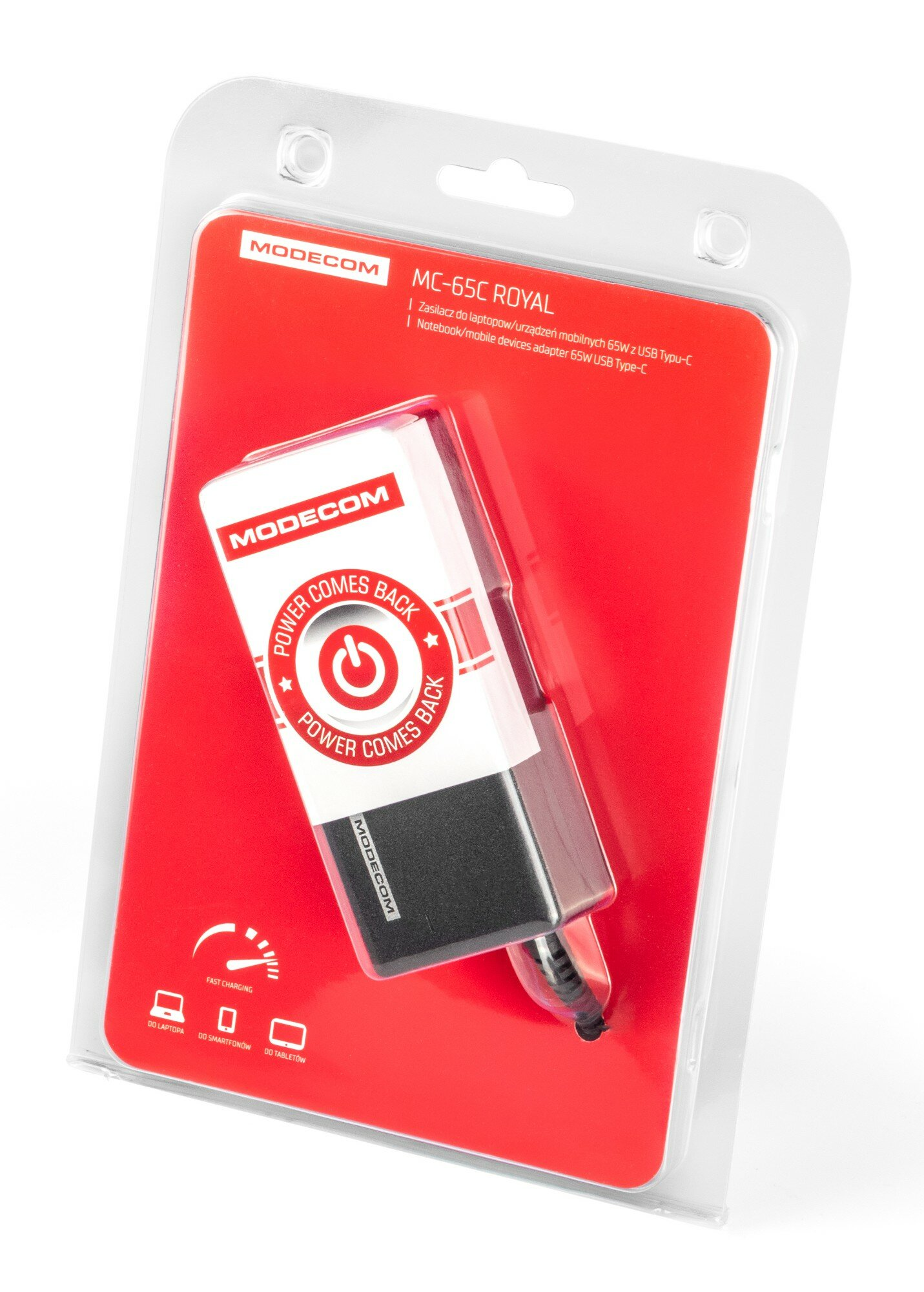 Zasilacz do notebooka MODECOM MC-65C Royal