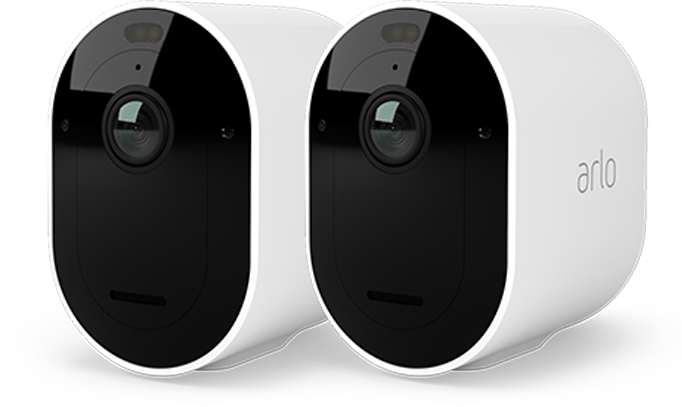 ARLO Pro 5 kültéri biztonsági kamera szett, 2K, 2 db, fehér (VMC4260P-100EUS)